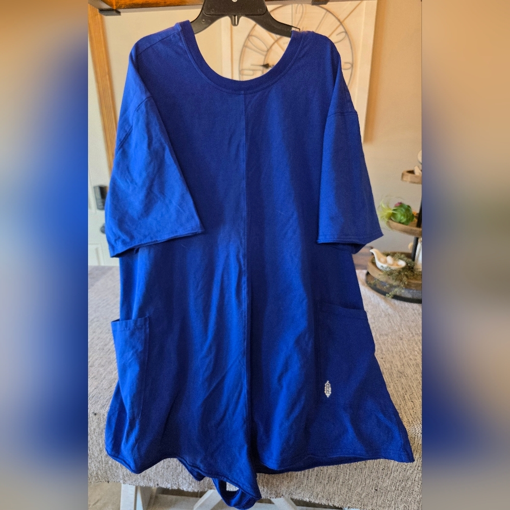 FP Movement by Free People Electric Blue Hot shot Romper